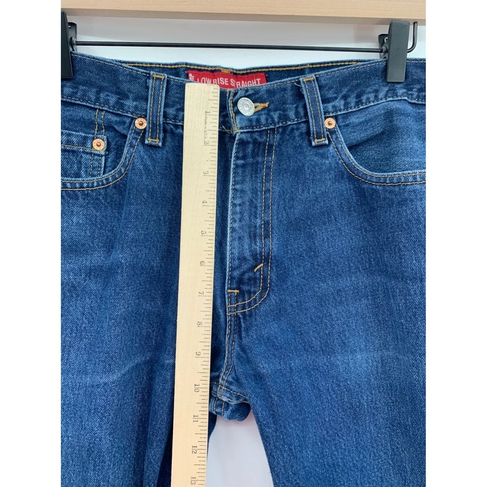Vintage Levis 529 Jeans Mens 32x30 Blue Low Rise Straight 90s Fade Made USA